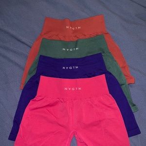 Lot of NVGTN seamless shorts
